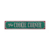 The Cookie Corner Holiday Rustic Wood Sign