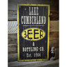 Lake House Beer Bottling Rustic Wood Sign