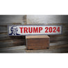 Trump 2024 Election Rustic Wood Sign