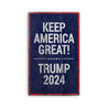 Trump 2024 Slogan Rustic Wood Sign