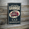 Mechanic on Duty Est Date Garage Rustic Wood Sign