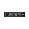 Hilton Head Arrow Rustic Wood Sign