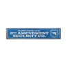 Protected by 2nd Amendment Security Rustic Wood Sign