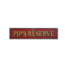 Place or Reserve Rustic Wood Sign