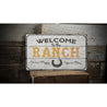 Ranch Welcome Rustic Wood Sign