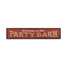 Party Barn Rustic Wood Sign