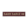 Barn Dance Rustic Wood Sign