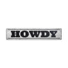 Howdy Rustic Wood Sign