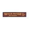 Wild West Saloon Rustic Wood Sign