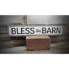 Bless This Barn Rustic Wood Sign