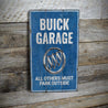 Buick Logo Rustic Wood Sign