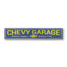 Chevy Garage Rustic Wood Sign