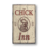 The Chick Inn Rustic Wood Sign