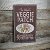 Veggie Patch Rustic Wood Sign