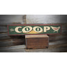 Coop Rustic Wood Sign