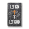 Let God Rustic Wood Sign