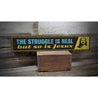 Funny Jesus Rustic Wood Sign