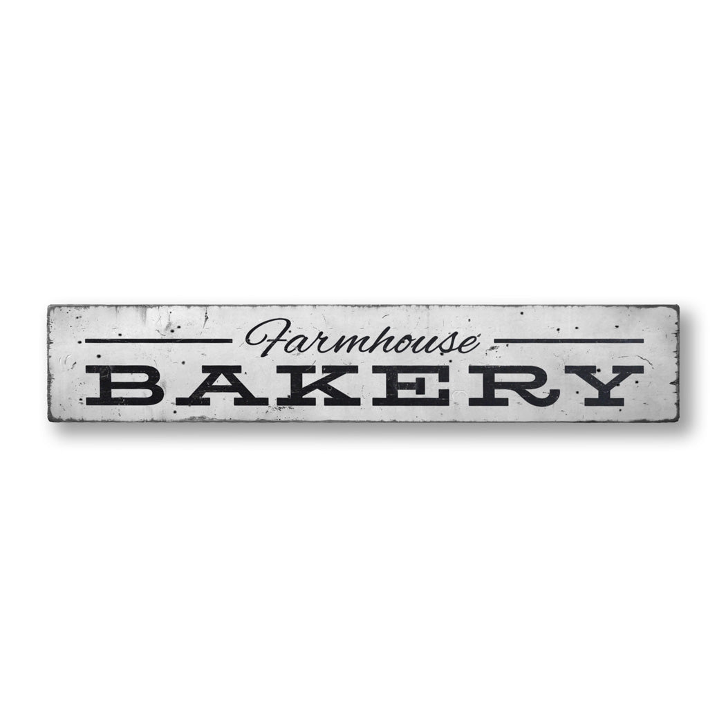 Farmhouse Bakery Rustic Wood Sign