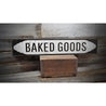 Baked Goods Rustic Wood Sign