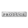 Farm Fresh Produce Rustic Wood Sign