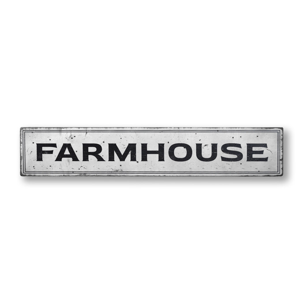 Farmhouse Rustic Wood Sign