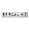 Farmstead Established Rustic Wood Sign