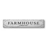 Farmhouse Established Rustic Wood Sign