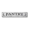 Pantry Open Rustic Wood Sign