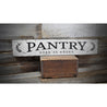 Pantry Open Rustic Wood Sign