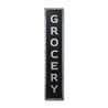 Vertical Grocery Wood Sign