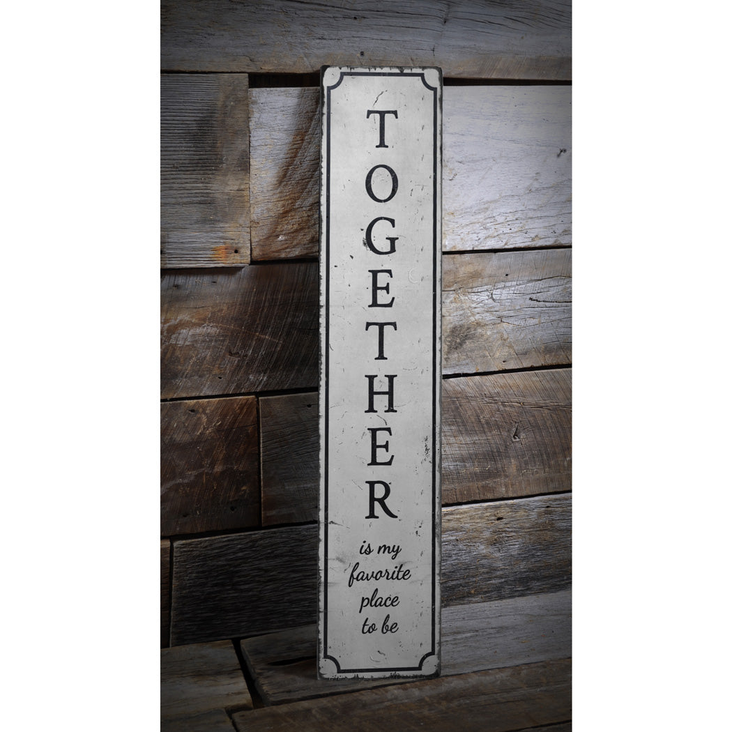 Together Home Wood Sign