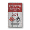 Reserved Parking Chevy Corvette Rustic Wood Sign