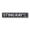 Sting Ray Alley Chevy Corvette Rustic Wood Sign