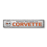 America's First Sports Car Corvette Chevy Rustic Wood Sign