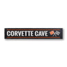 Corvette Cave Chevy Rustic Wood Sign