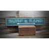 Surf And Sand Rustic Wood Sign