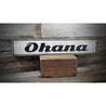 Ohana Rustic Wood Sign