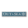 Out to Sea Boathouse Rustic Wood Sign