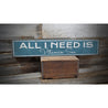 All I Need Is Vitamin Sea Rustic Wood Sign