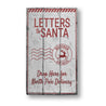 Letters to Santa Christmas Rustic Wood Sign