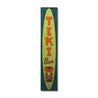 Vertical Tiki Wood Sign