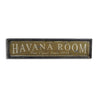 Havana Room Fine Cigar Rustic Wood Sign