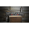 Grocery & Dry Goods Rustic Wood Sign