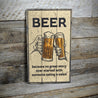 Great Story Beer Rustic Wood Sign