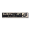 Bootlegger's Best Bar Rustic Wood Sign