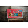 Mom's Diner Wood Sign