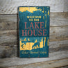 Relax Lake House Wood Sign