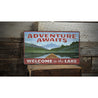 Adventure Awaits Lakehouse Wood Sign