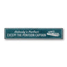 Pontoon Captain Wood Sign