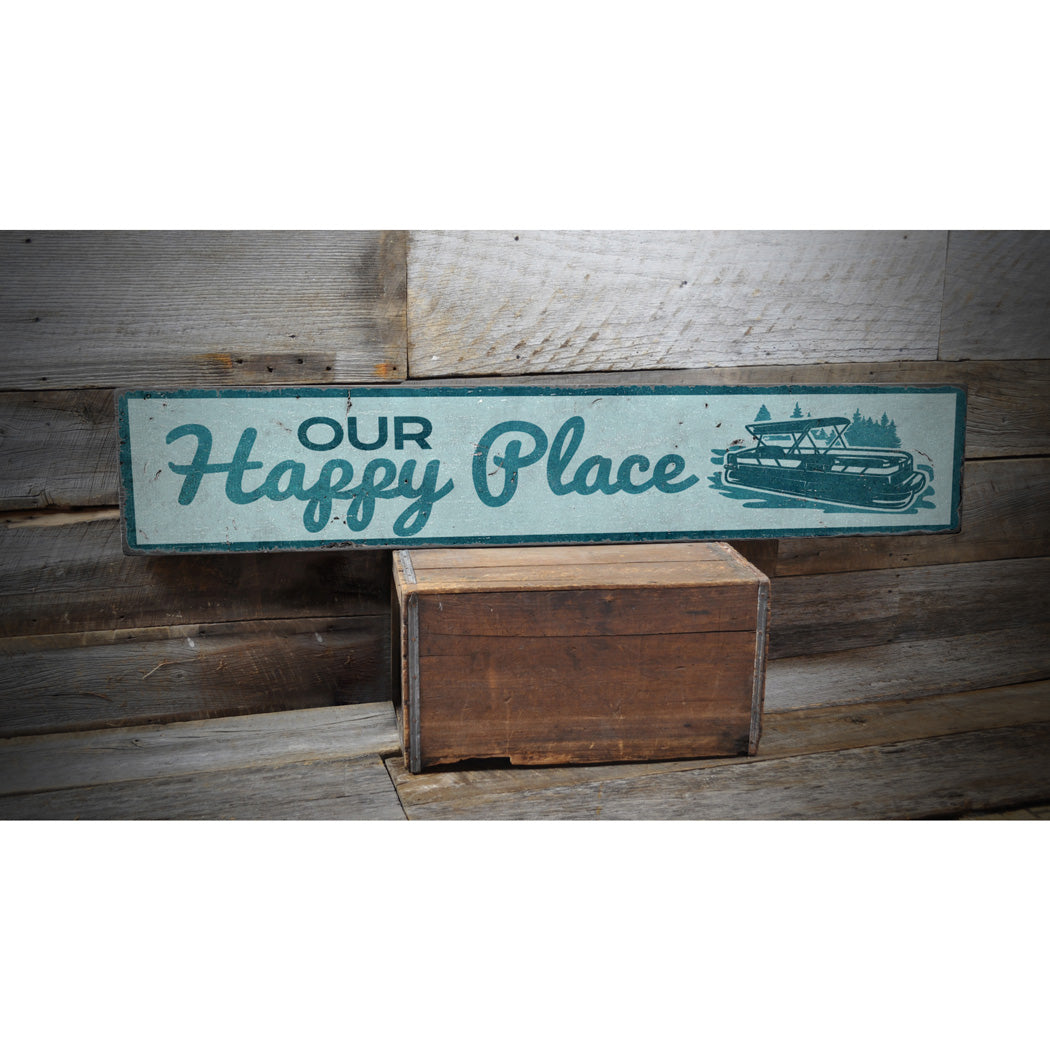 Our Happy Place Lake Wood Sign